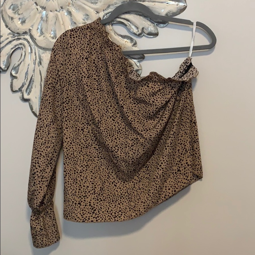 SHEIN one shoulder blouse